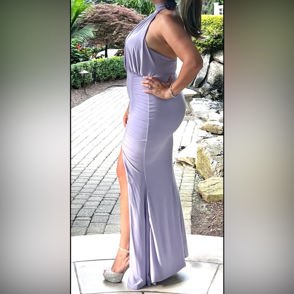 Long purple, open back. Size 8 - Picture 2 of 3